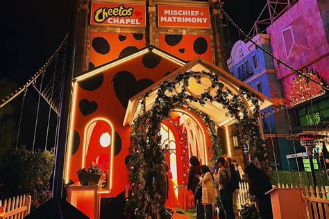 cheeto chapel|cheetos las vegas wedding.